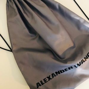 Alexander Wang x H&M designer draw string bag